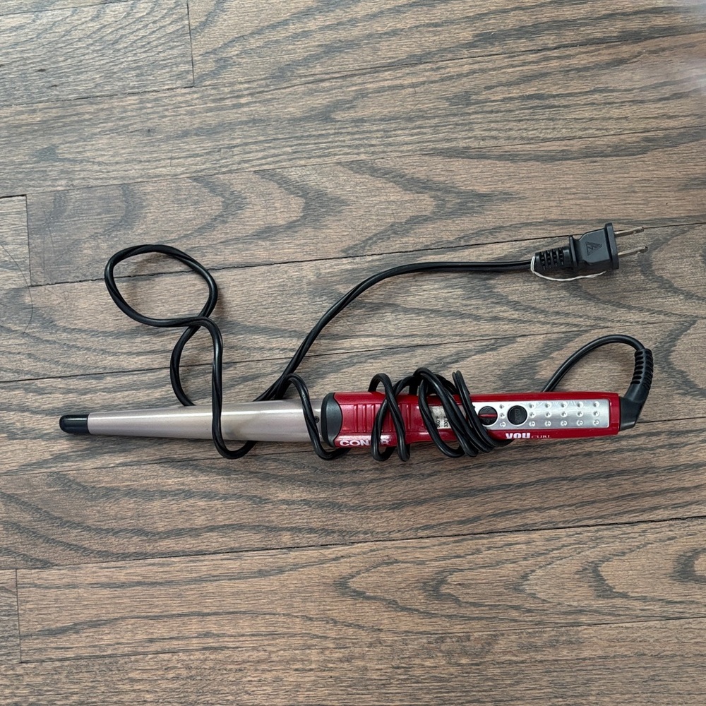Conair Red and Silver Curling Wand - Women Hair Tools - Picture 2 of 6